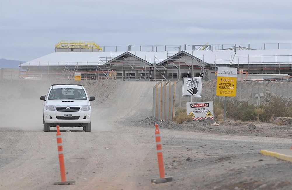 La provincia ya eligió una empresa para realizar la explotación de la mina de potasio en el sur mendocino. Foto: Los Andes