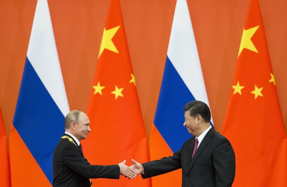 Vladimir Putin y Xi Jinping, presidentes de Rusia y China respectivamente.