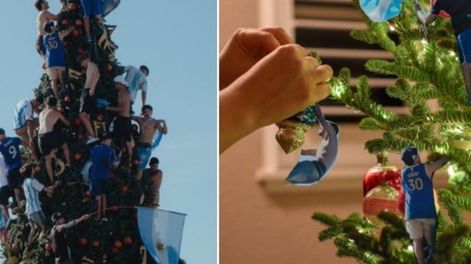 La “hinchada argentina navideña”