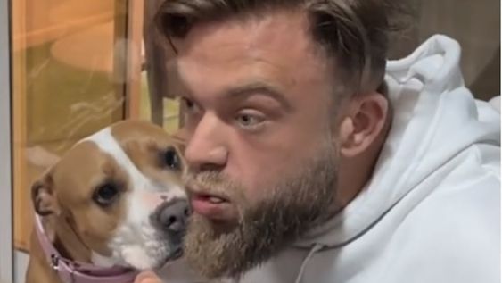 El usuario de TikTok Guille probó el alimento de su perro porque se viralizó un desafío que dice que algunos lo usan para ganar masa muscular.