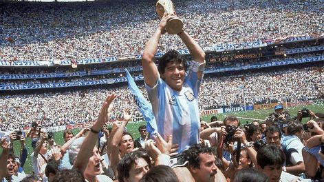 Los Andes | La imagen del 10 en México 86; la imagen definitiva.