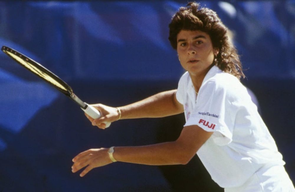 La tenista Gabriela Sabatini.