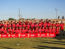 Fútbol. Los chicos que participaron el año pasado en el Summer Camp que hizo el Real Gijón en Guaymallén. Fútbol. Los chicos que participaron el año pasado en el Summer Camp que hizo el Real Gijón en Guaymallén.