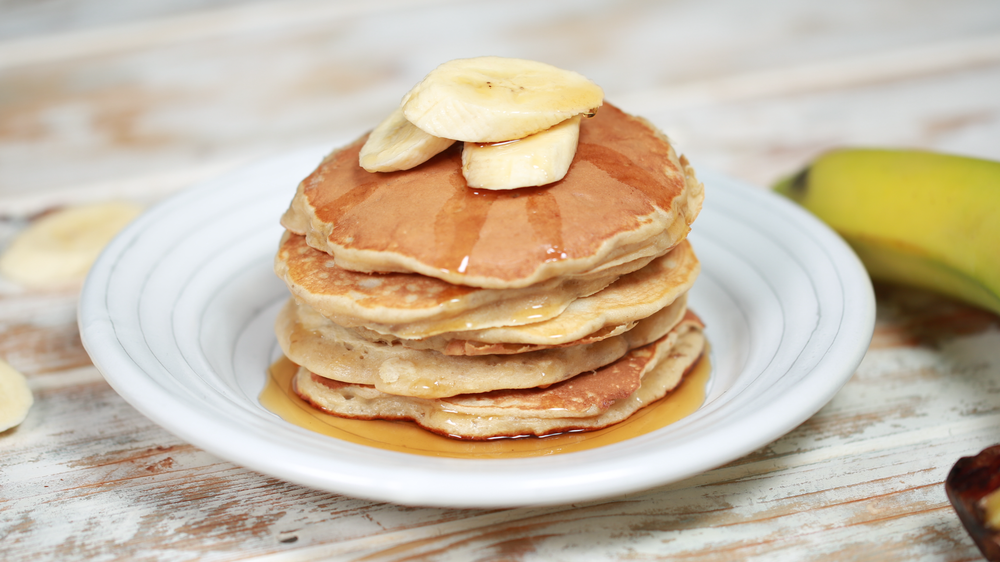 Recetas fáciles: pánqueques de banana.