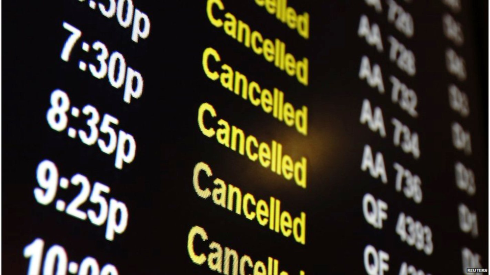 La guerra obliga a numerosas aerolíneas a cancelar sus vuelos.