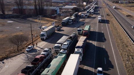 Ruta 7, podrían implementar peajes. Foto: Ignacio Blanco / Los Andes