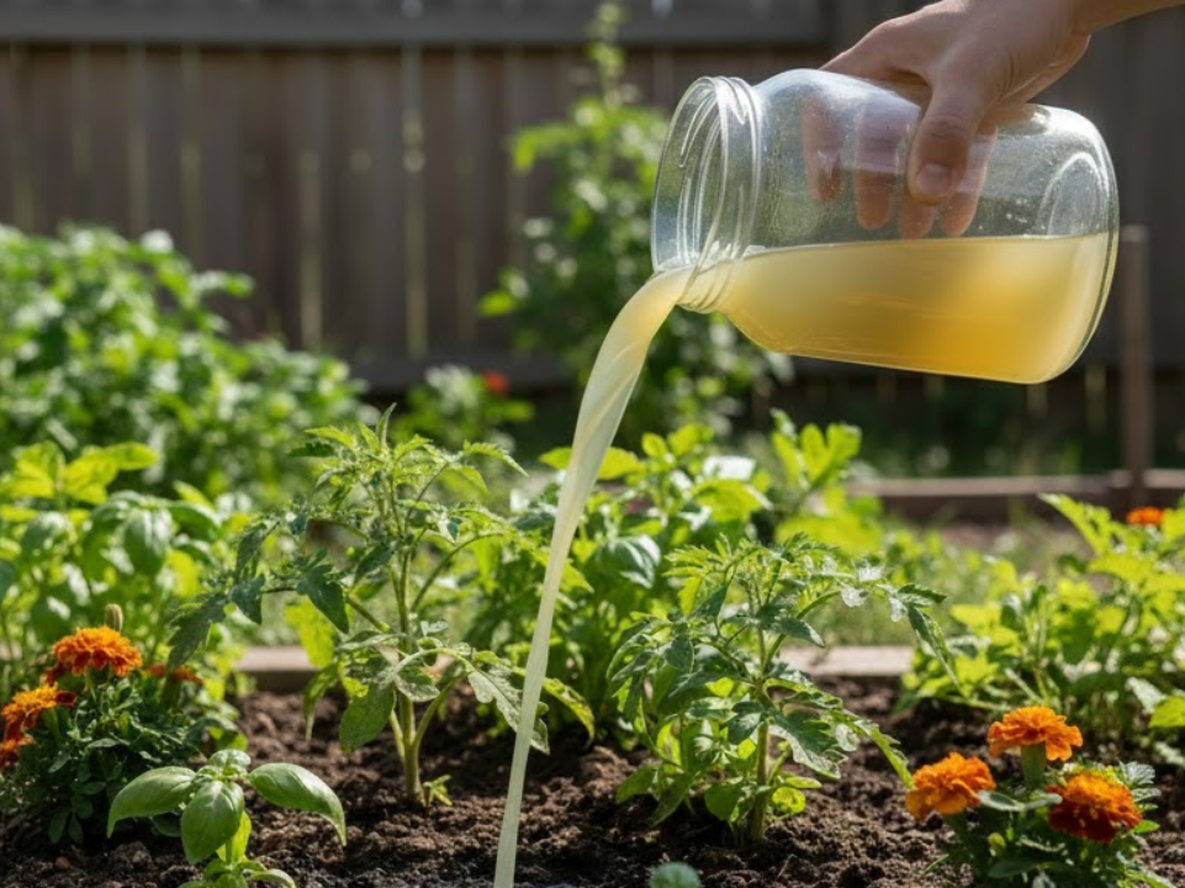 En el jardín, la jardinería y las plantas, nada se desperdicia realmente.