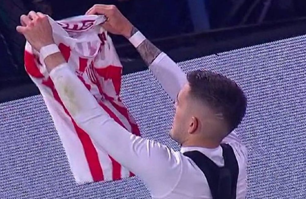 Franco Troyanski, jugador de Unión, pidio disculpas por su festejo en La Bombonera en el penal que le dio el triunfo al conjunto Tantengue. / Gentileza.