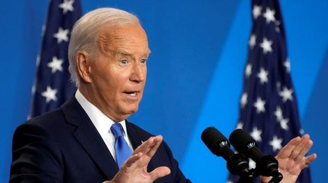 Los Andes | Joe Biden se bajó de una posible reelección. (AP/Jacquelyn Martin)