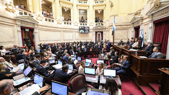 Sesión del Senado en el Congreso Nacional. (archivo)
