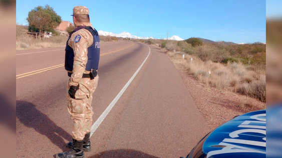 La Policía Rural decomisó casi 70 kilos de carne durante un operativo en la Ruta Provincial 77.&nbsp; .