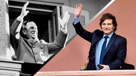 Las etapas de una revolución, según Perón y según Milei