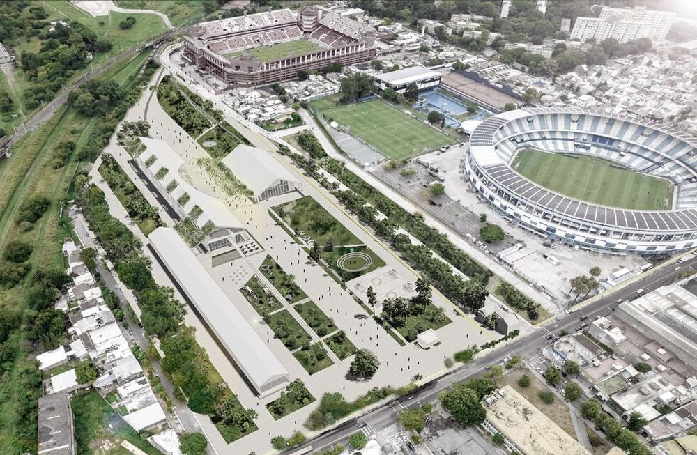 Conoce el proyecto ganador para el Parque Urbano y Museo Nacional del Fútbol en Avellaneda, Buenos Aires