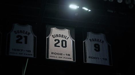 Emocionante homenaje que recibió Manu Ginóbili por parte de San Antonio Spurs. / Gentileza.