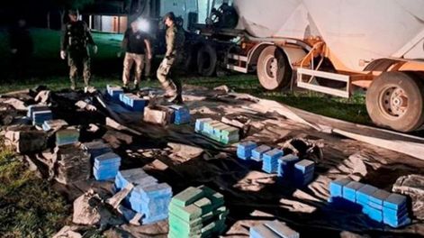 Los Andes | La droga decomisada al clan Liquitay. / Gentileza Eldoce.tv.