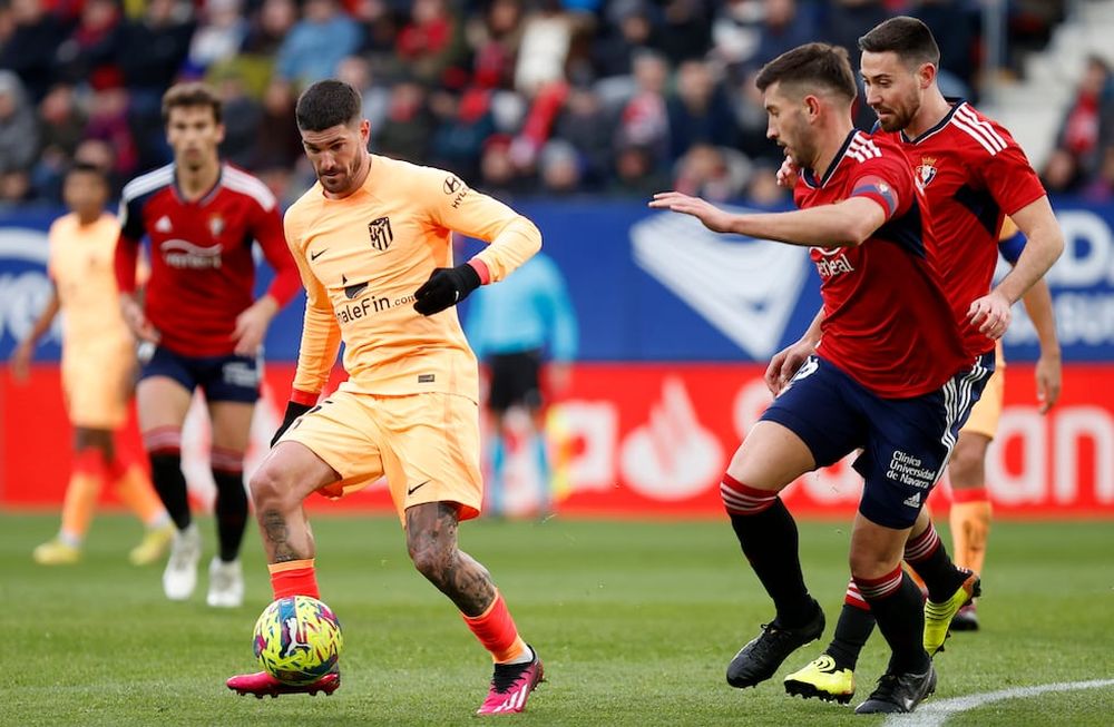 Rodrigo De Paul fue la figura del Atlético de Madrid en el triunfo ante el Osasuna / Twitter Atlético de Madrid.
