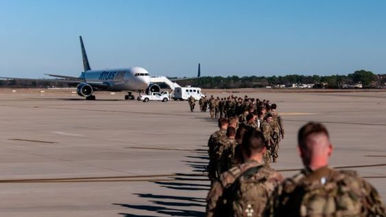Tropas estadounidenses partes hacia Medio Oriente. (Foto:Timothy L. Hale/ZUMA Wire/DPA)
