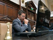 El presidente de la Cámara de Diputados, Andrés Lombardi.&nbsp;