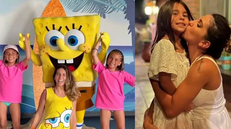 Tras la internación de su hija, Cinthia empezó a disfrutar sus vacaciones