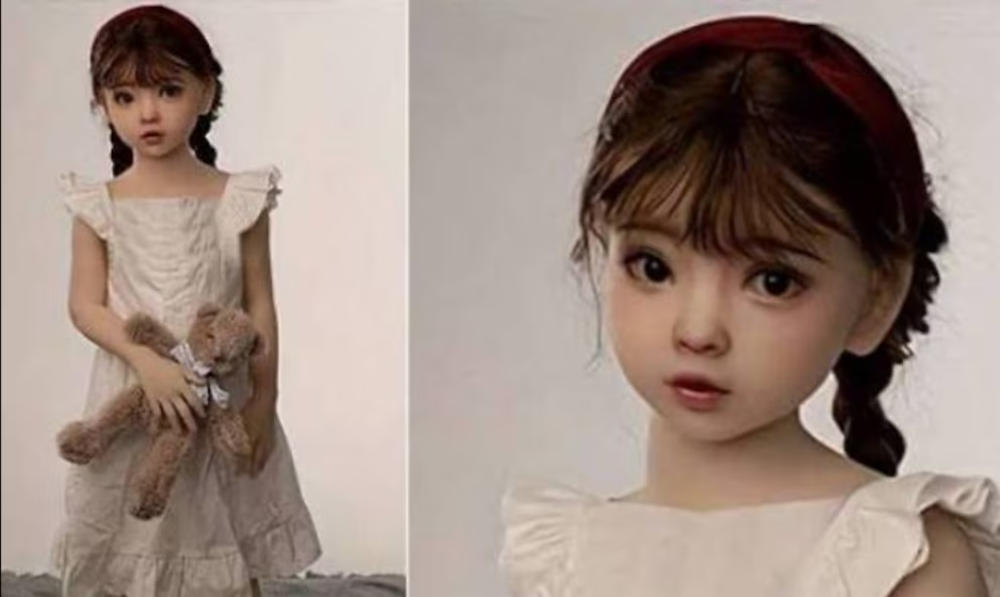 Imagen de la muñeca vendida en Shein.