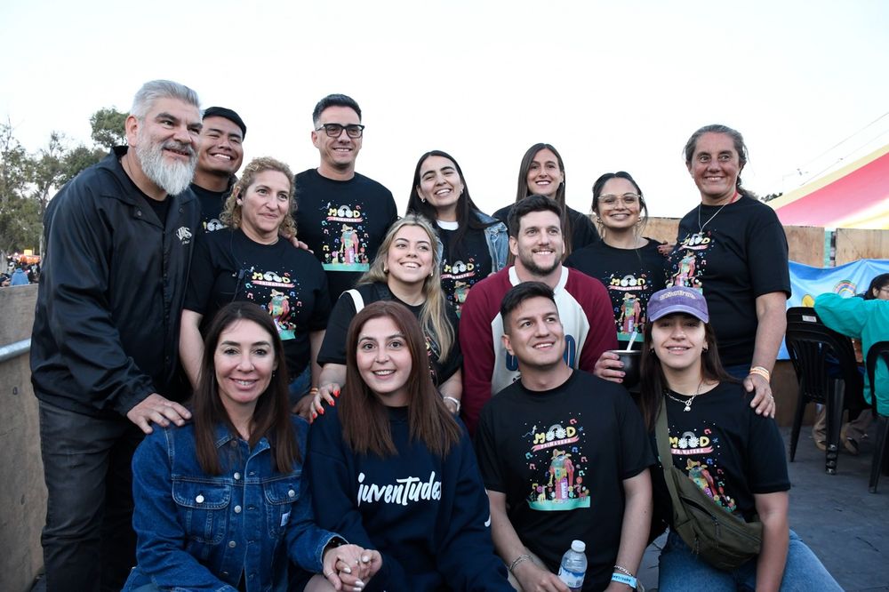 El equipo detrás del festival Mood Primavera, donde participaron el Gobierno de Mendoza, la Municipalidad de Guaymallén y la UNCUYO. 