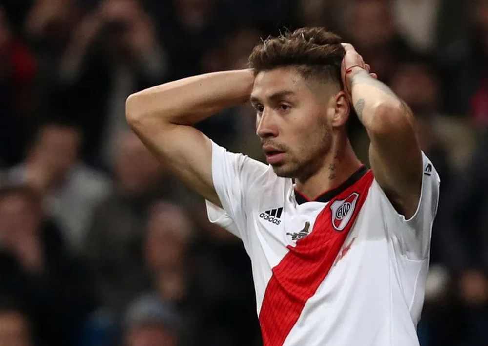 Gonzalo Montiel tambi&eacute;n se fue lesionado en la semifinal del torneo Apertura frente a Rosario Central.