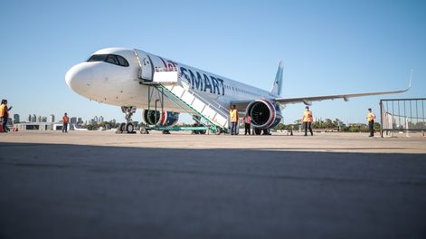 El Airbus A321neo de JetSMART ya opera en Mendoza, aumentando la capacidad de pasajeros en un 29%.