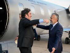 Cornejo esperaba la llegada del Presidente, pero esta vez no pudo ser.