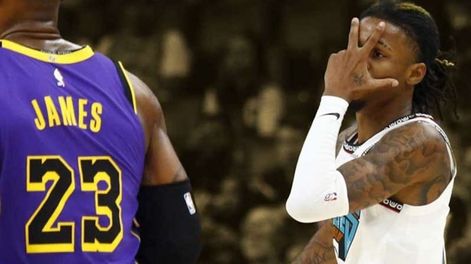 Los Andes | Duelo de épocas: Morant vs. LeBron, una rivalidad inesperada. / Gentileza.