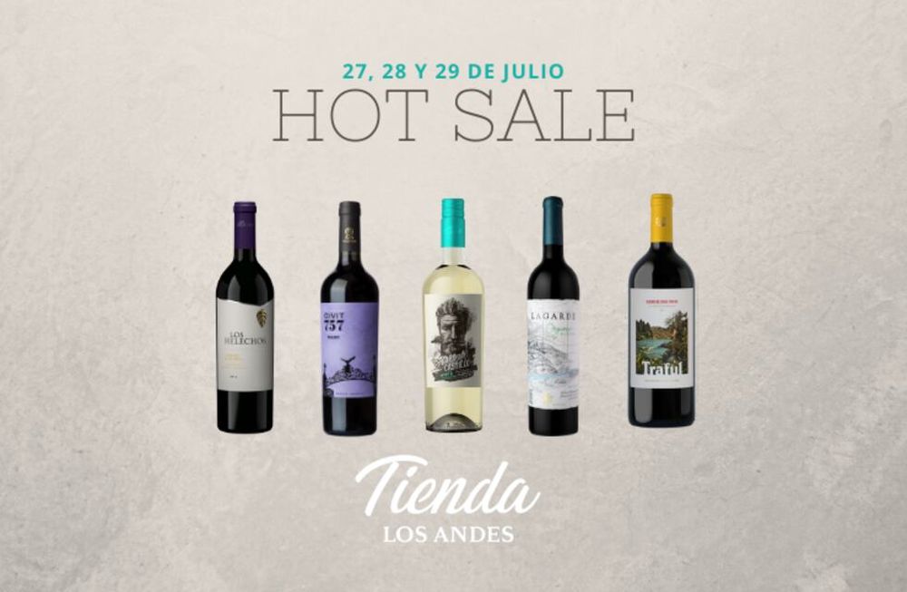 Finaliza hoy el exitoso Hot Sale de vinos en Tienda Los Andes