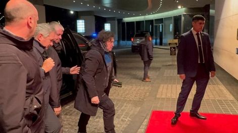 El presidente Javier Milei llegó a Washington este miércoles por la noche&nbsp;&nbsp;