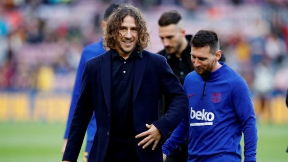 Carles Puyol, histórico exdefensor del Barcelona, junto al gran Leo Messi. / archivo Carles Puyol, histórico exdefensor del Barcelona, junto al gran Leo Messi. / archivo