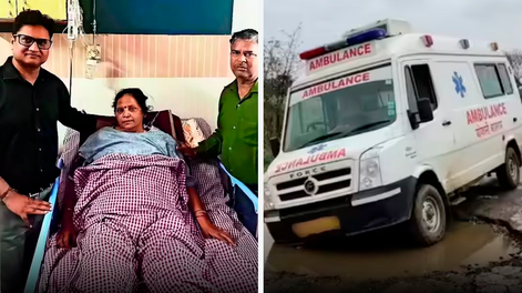 Un bache en la ruta revivió a una mujer declarada con muerte cerebral.