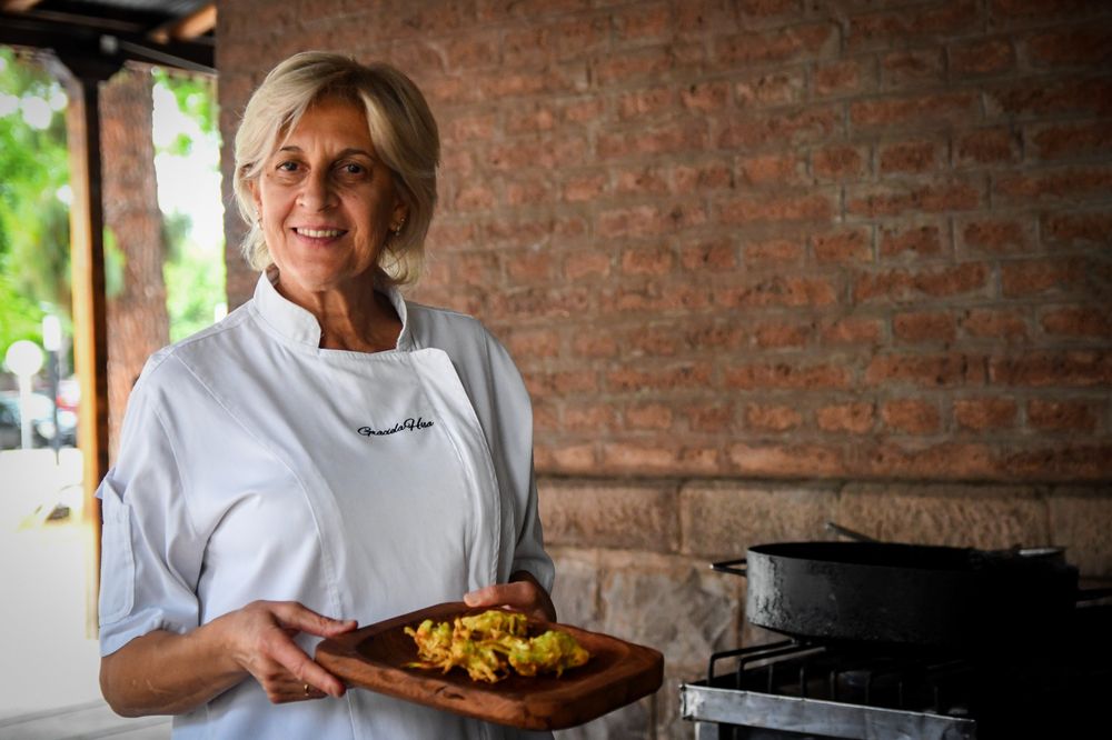 Graciela Hisa detiene su actividad de sabores nómades para dialogar con Los Andes. |&nbsp;