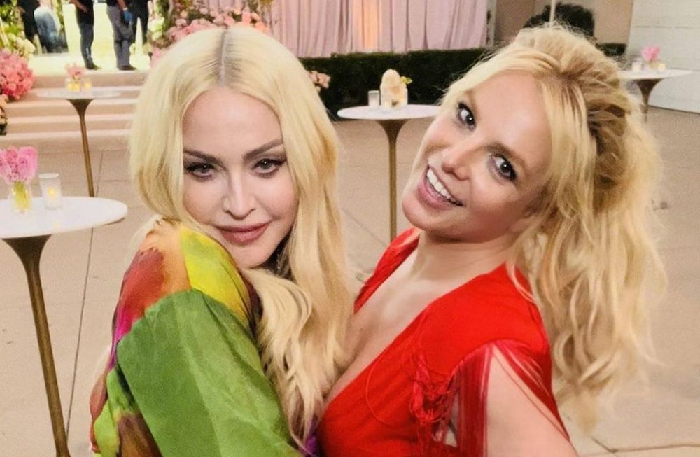 Madonna y Britney Spears juntas.