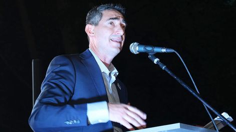 Diego Stortini, presidente de la Cámara de Comercio, Industria, Agricultura y Turismo de Tunuyán (Foto: Nicolás Guevara)