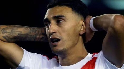 Matías Suárez podría reaparecer en River por Copa Libertadores de América. / archivo