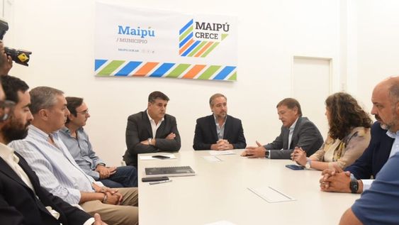 El intendente de Maipú, Matías Stevanato recibió al gobernador Rodolfo Suárez, al vicegobernador Mario Abed y a parte del gabinete provincial.
