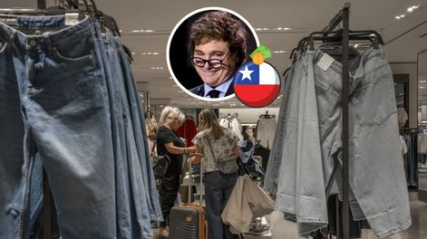 La nota de Bloomberg: Argentinos van a Chile a gastar los dólares que Milei necesita