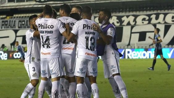 Santos apabulló al Gremio y es semifinalista de la Copa. / Gentileza.