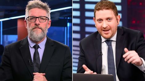 Luis Novaresio y Jonatan Viale.