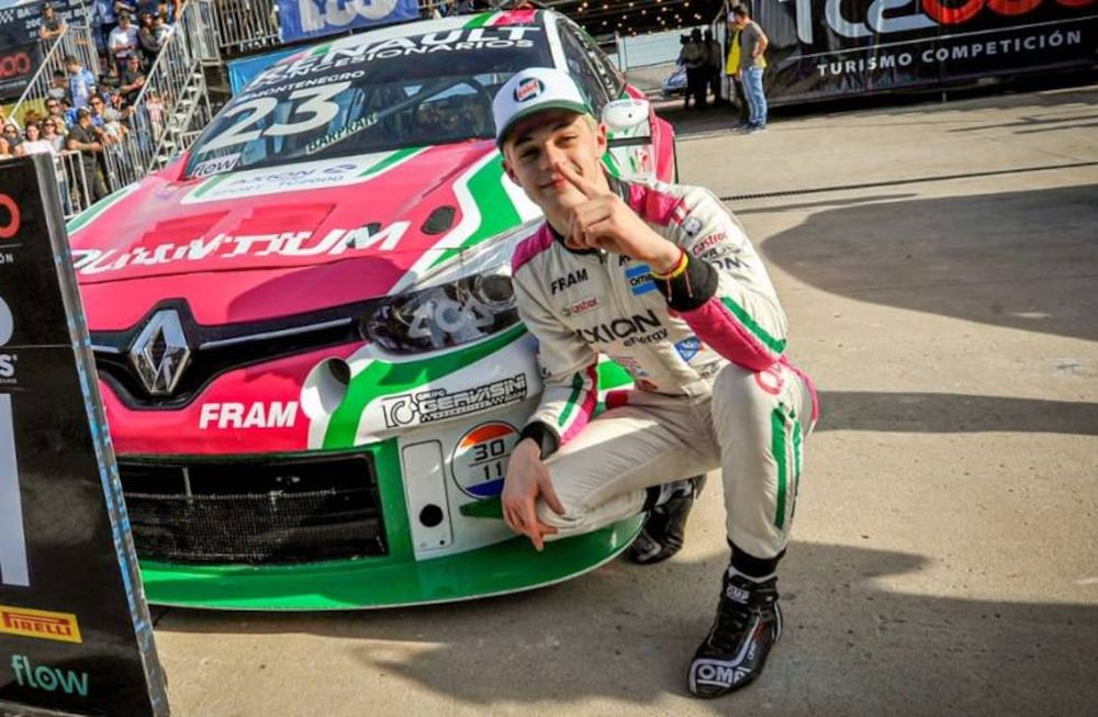 Ignacio Montenegro hizo historia y ganó con 17 años en el TC2000