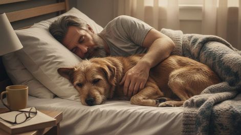 Si tu perro duerme pegado a vos o encima tuyo, esto es lo que realmente está tratando de decirte