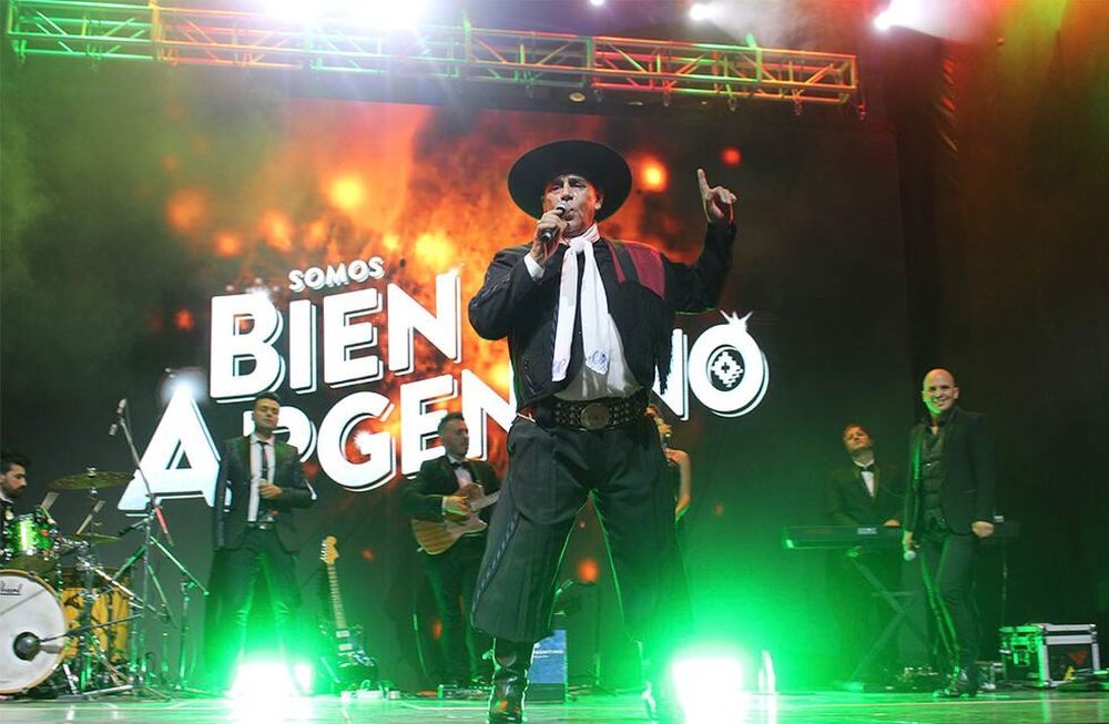 El Chaqueño Palavecino fue la gran sorpresa de la noche. - Nicolás Guevara / Los Andes