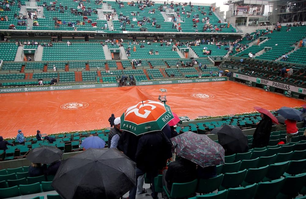 Schwartzman estaba set arriba ante Nadal pero apareció la lluvia y se suspendió la jornada