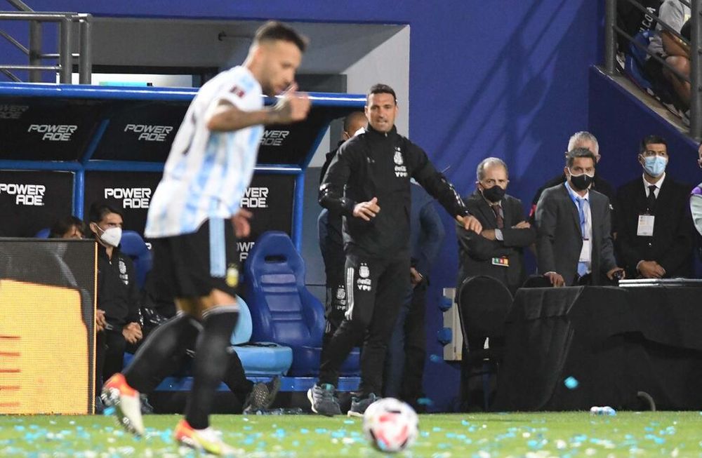 El DT Lionel Scaloni ganó la Copa América, clasificó de gran manera al Mundial Qatar 2022 e igualó un récord histórico con Argentina. / Los Andes