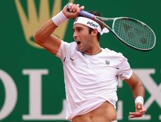 El integrante del Team Argentina de Tenis, Tomás Etcheverry El integrante del Team Argentina de Tenis, Tomás Etcheverry