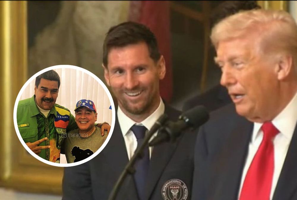En las redes, kirchneristas y fanáticos de Maradona cuestionaron a Messi por reunirse con Trump