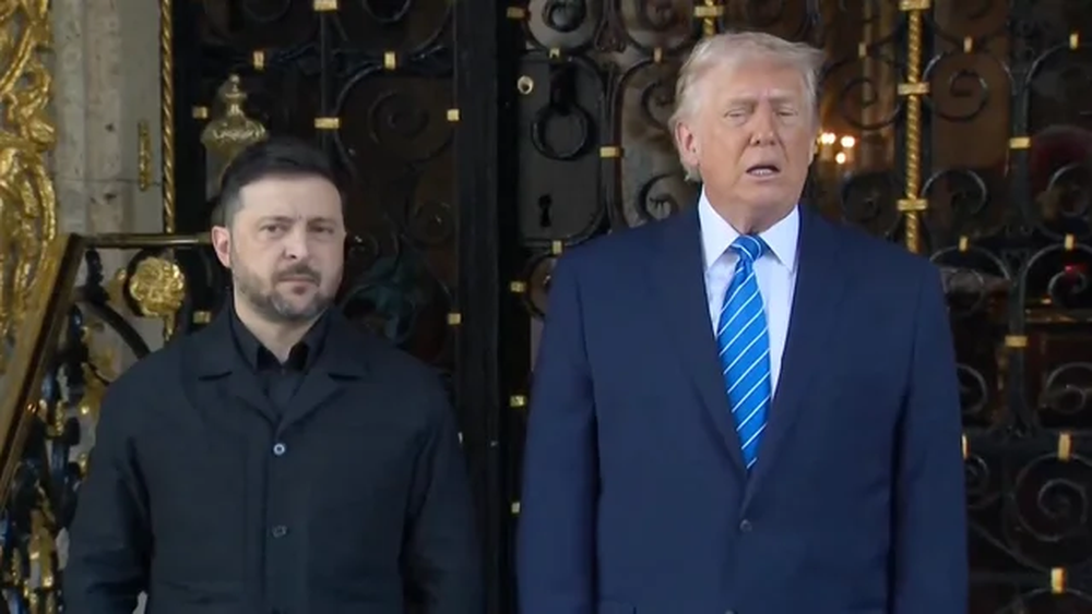 Donald Trump recibió a Volodymyr Zelensky.