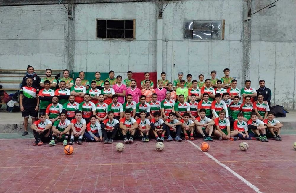 Presentación. El ambicioso proyecto del “Fraile” incluye competir en todas las categorías de Fefusa, y también con el incipiente equipo femenino. / Gentileza Prensa Club Beltrán.